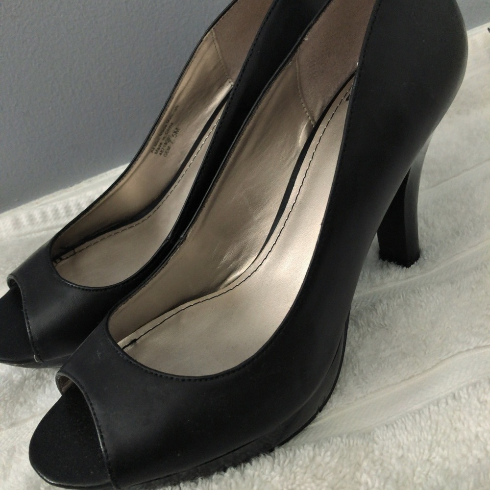 Fergalicious Peep Toe Heels